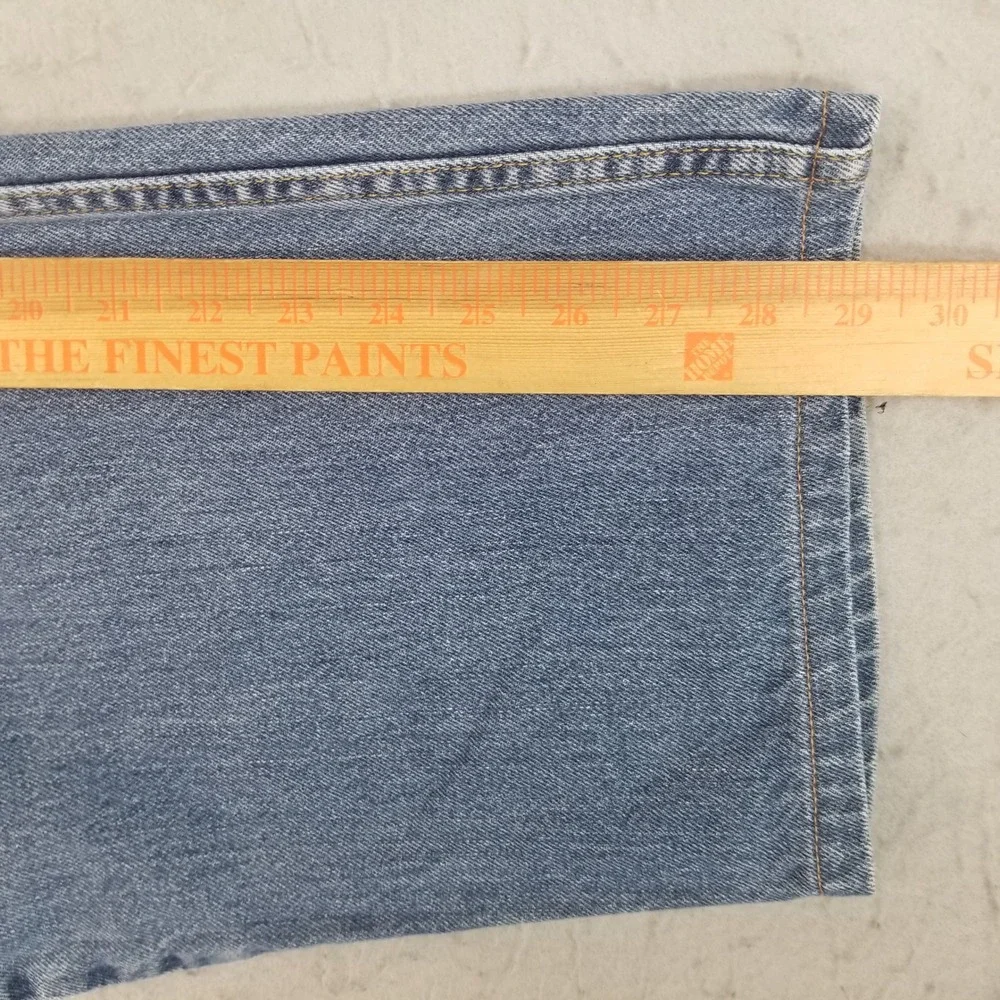 Levi's Jeans Mens 42x30 Blue 550 Relaxed Fit Tapered Leg Medium Wash Denim